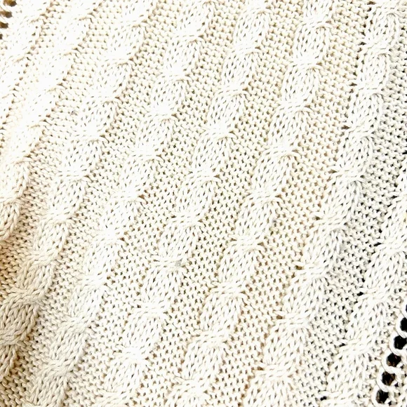 5/$50 EUC Andreé By Unit The Kendall Sweater Cold Shoulder Leopard Buckle Sz.S - Picture 8 of 9